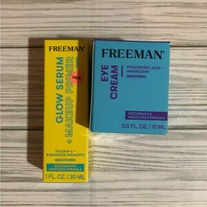 FREEMAN GLOW SERUM MAKEUP PRIMER & EYE CREAM  (Set of 2)